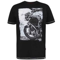 A11077XT Tall Fit D555 Motorbike Printed T Shirt